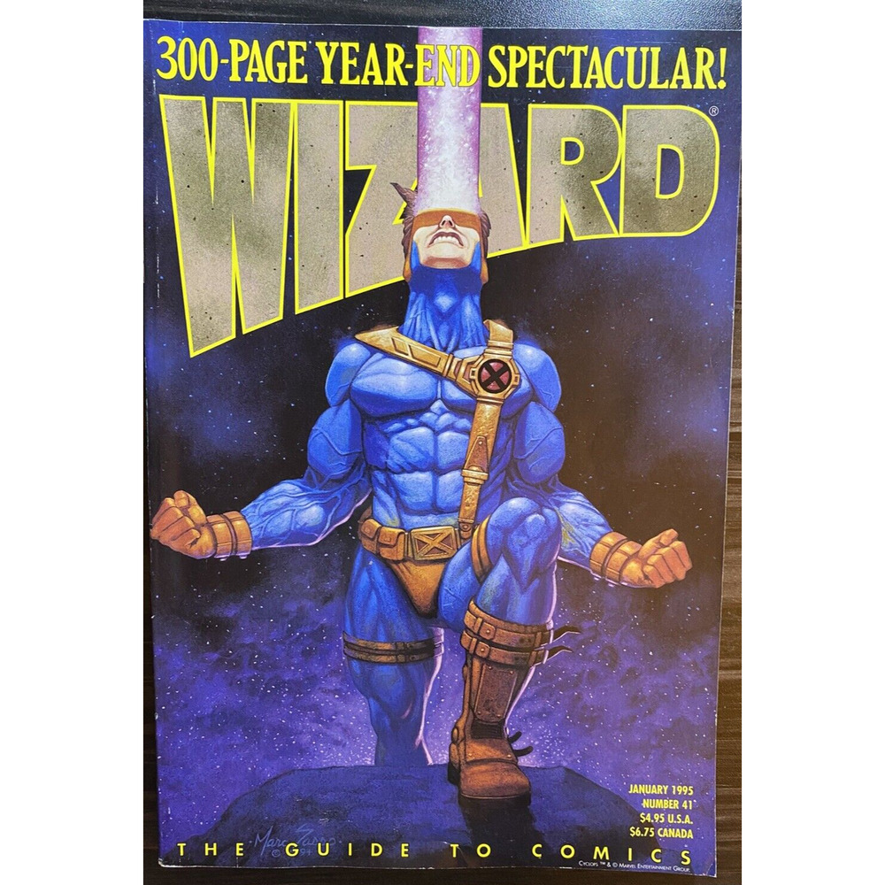 Comic Wizard Magazine Vintage Issue #41 January 1995 - 300 Page Year End